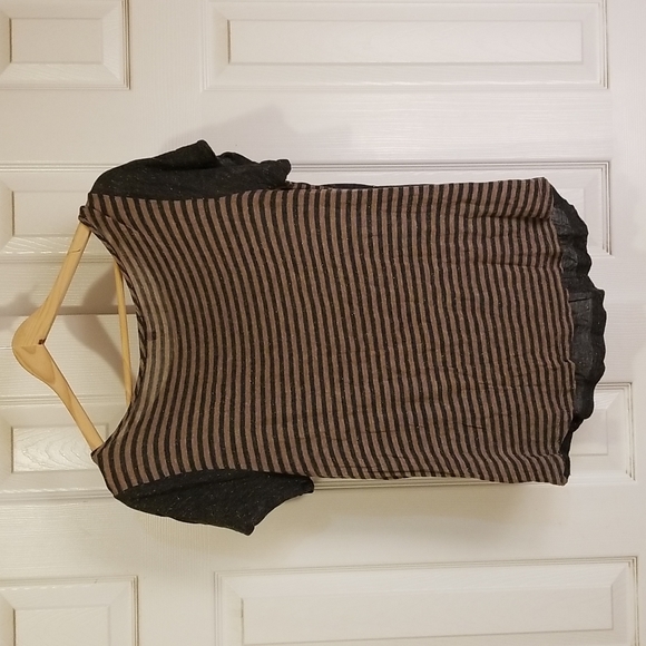 Tart Sheer Black And Striped Shirt - M - Picture 2 of 4